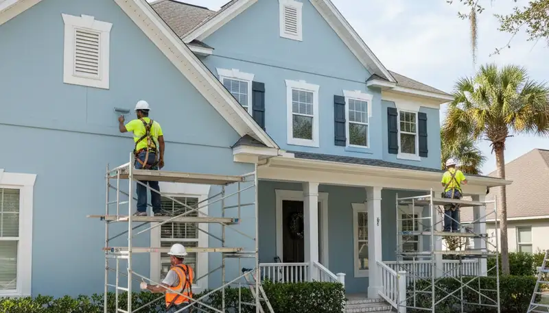 Painting contractor in Jacksonville, FL providing professional residential and commercial painting services