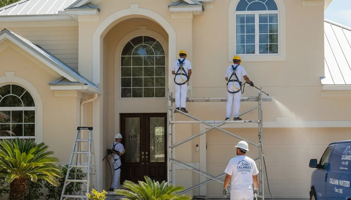 Jacksonville FL painting contractors providing professional interior and exterior painting services