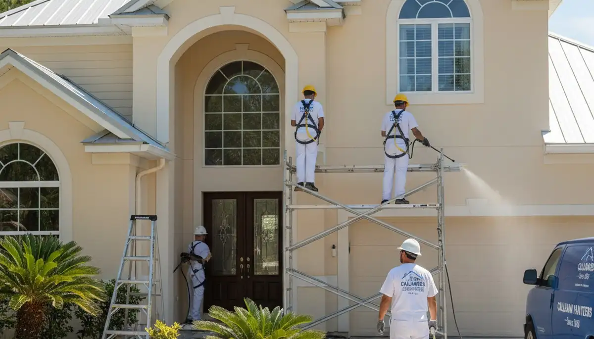 Jacksonville FL painting contractors providing professional interior and exterior painting services