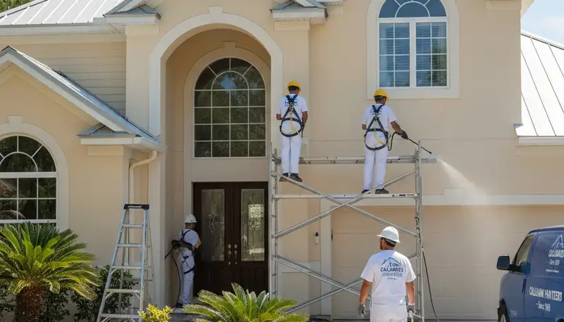 Jacksonville FL painting contractors providing professional interior and exterior painting services