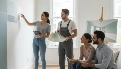Jacksonville, FL color consultation for painting projects with professional paint swatches and color samples