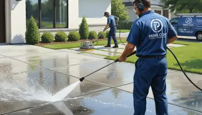 Concrete pressure cleaning in Jacksonville, FL for driveways, patios, and walkways