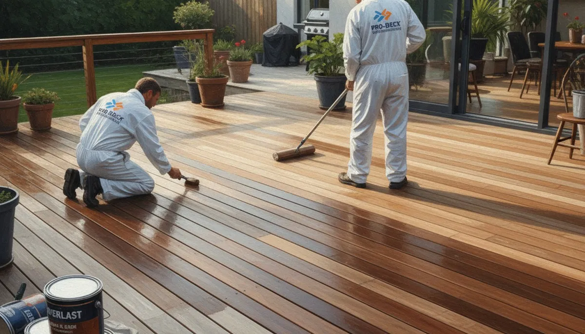 Jacksonville, FL deck painting with weather-resistant coating for sun, humidity, and salt air