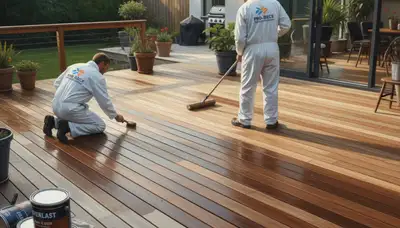 Jacksonville, FL deck painting with weather-resistant coating for sun, humidity, and salt air