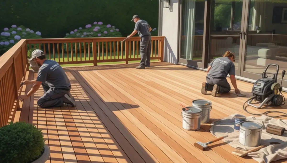 Jacksonville, FL deck painting service with durable coating for sun, humidity, and salt air protection