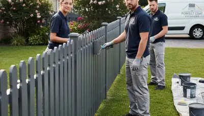 Fence painting service in Jacksonville, FL for weather-resistant wood fence protection