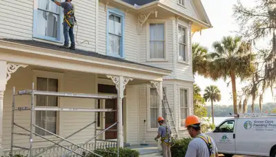 Painting contractor serving Jacksonville, FL with expert interior and exterior painting services