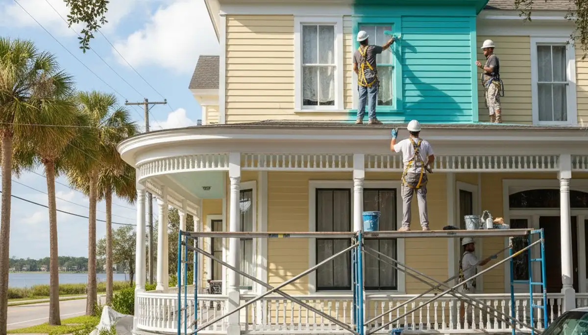 Painting contractors in Jacksonville, FL providing professional interior and exterior painting services
