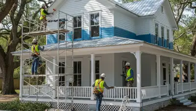 Painting contractor in Jacksonville, FL providing professional interior and exterior painting services