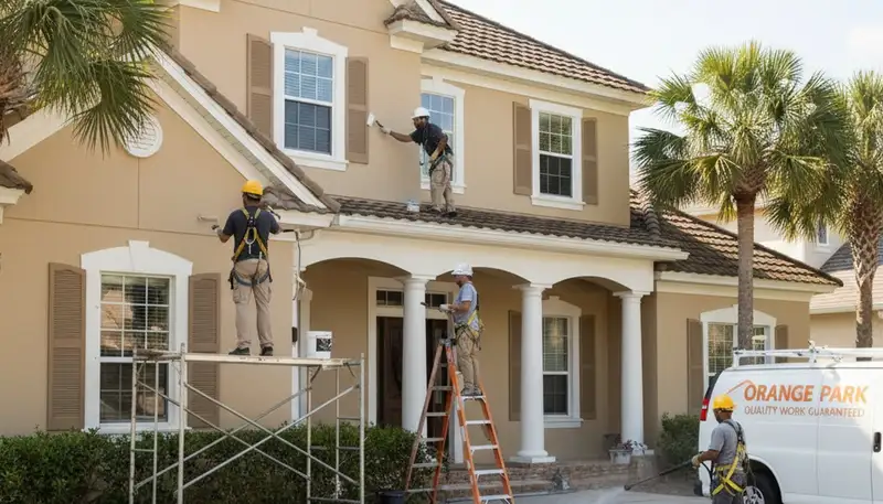 Painting contractor serving Jacksonville, FL for residential and commercial interior and exterior projects