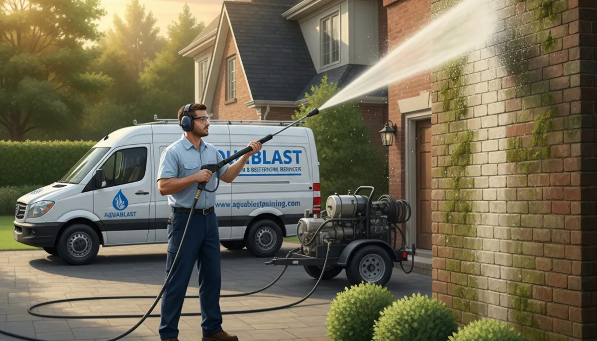 Jacksonville, FL pressure cleaning service removing mold and grime from exterior surfaces