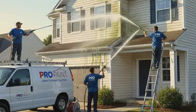 Vinyl siding pressure cleaning in Jacksonville, FL removes mold, mildew, and salt residue
